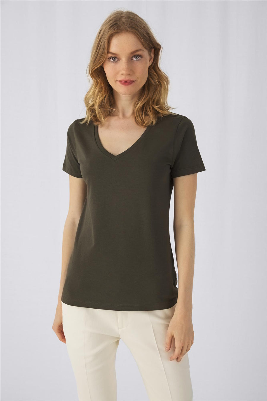 Inspire V-neck T Women_° White