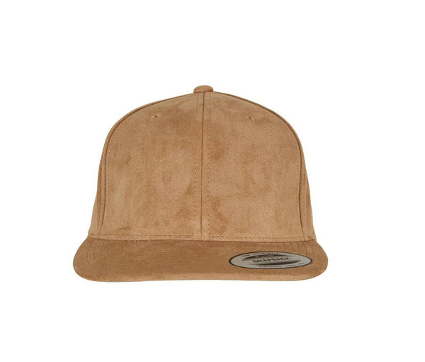 Suede Leather Snapback