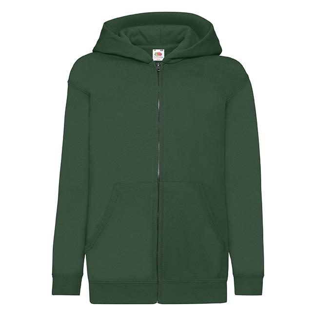 Fruit of the Loom Kids Classic Hooded Sweater Jacket