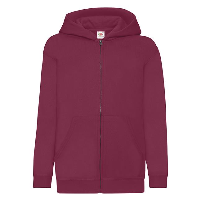 Fruit of the Loom Kids Classic Hooded Sweater Jacket