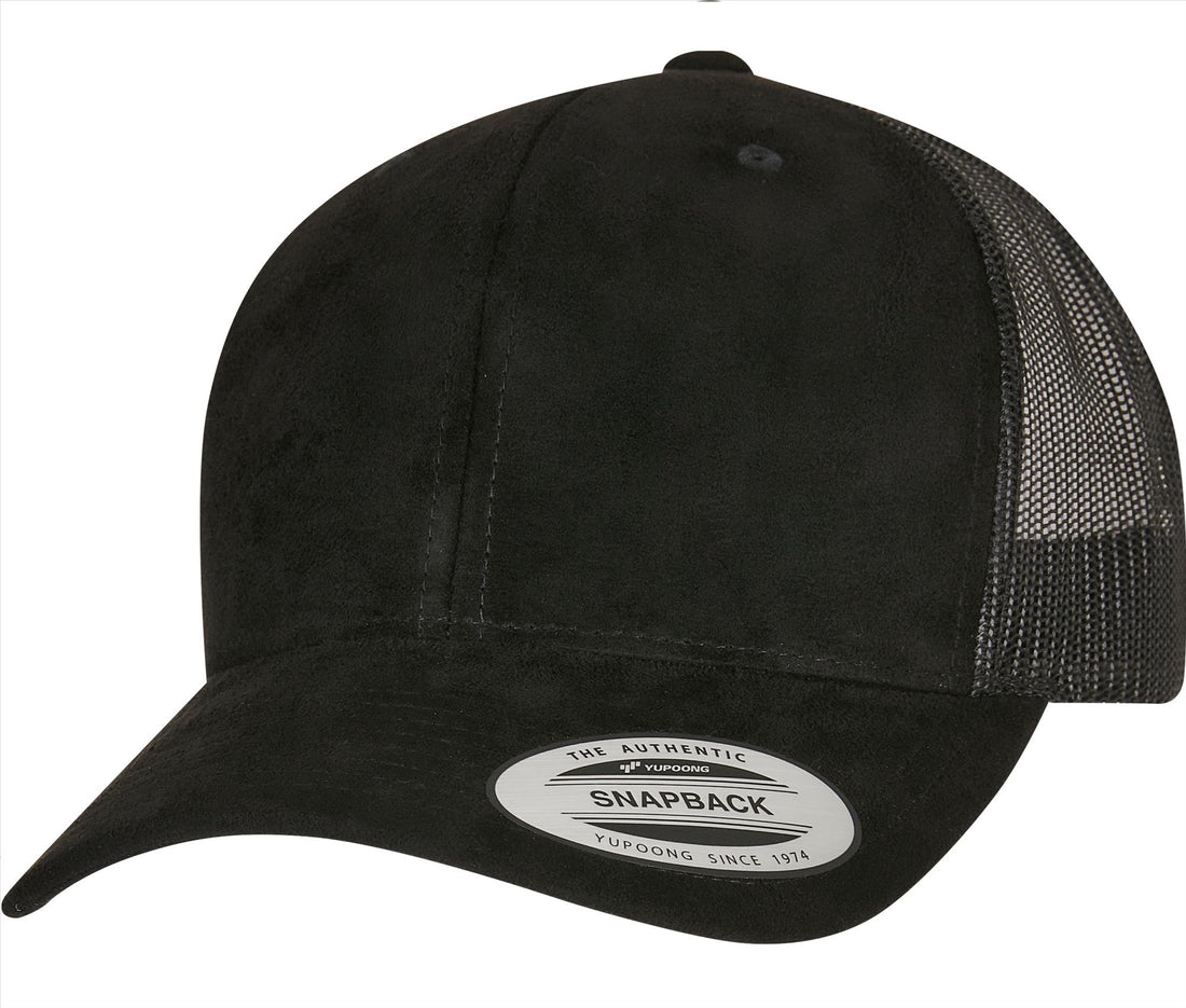 Flexfit Suede Leather Trucker Cap