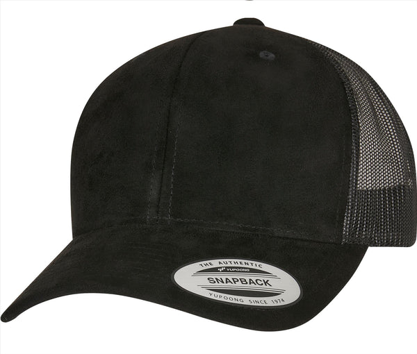 Flexfit Suede Leather Trucker Cap