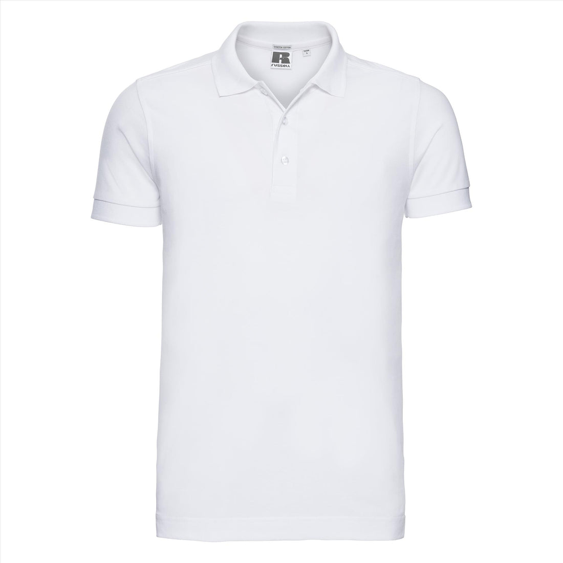 Russell Men Fitted Stretch Polo