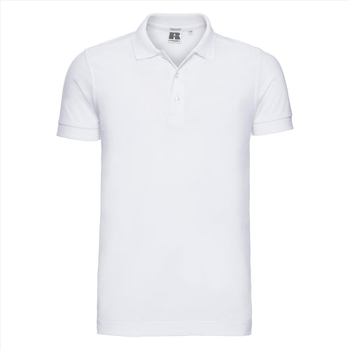 Russell Men Fitted Stretch Polo