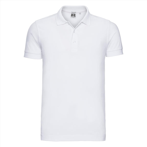 Russell Men Fitted Stretch Polo