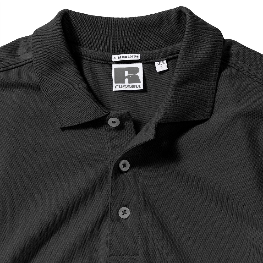Russell Men Fitted Stretch Polo