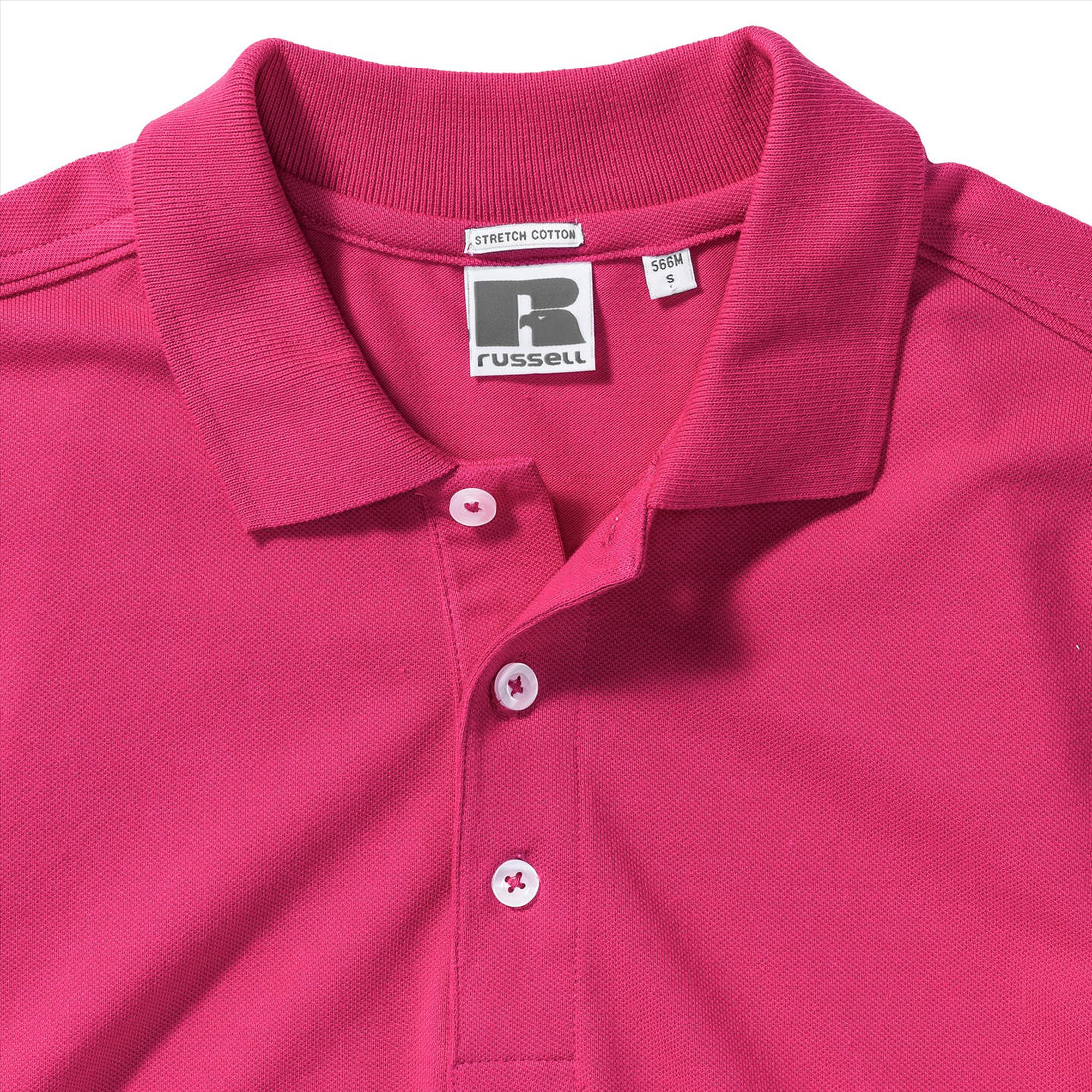 Russell Men Fitted Stretch Polo