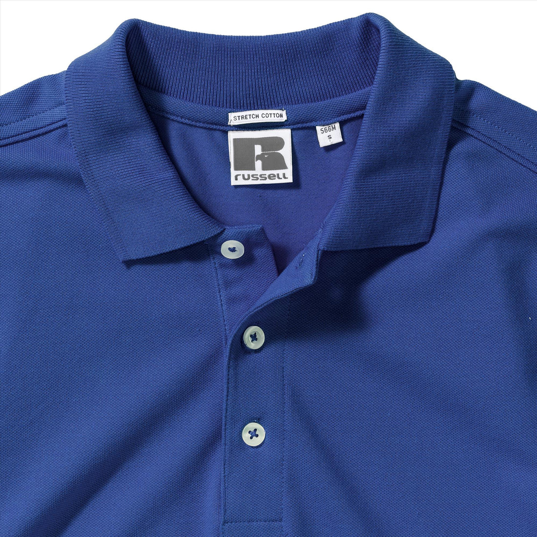 Russell Men Fitted Stretch Polo