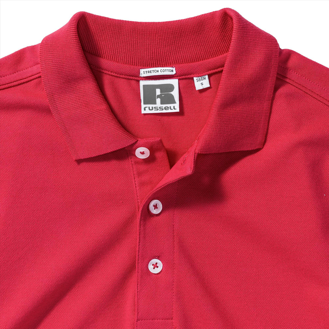 Russell Men Fitted Stretch Polo