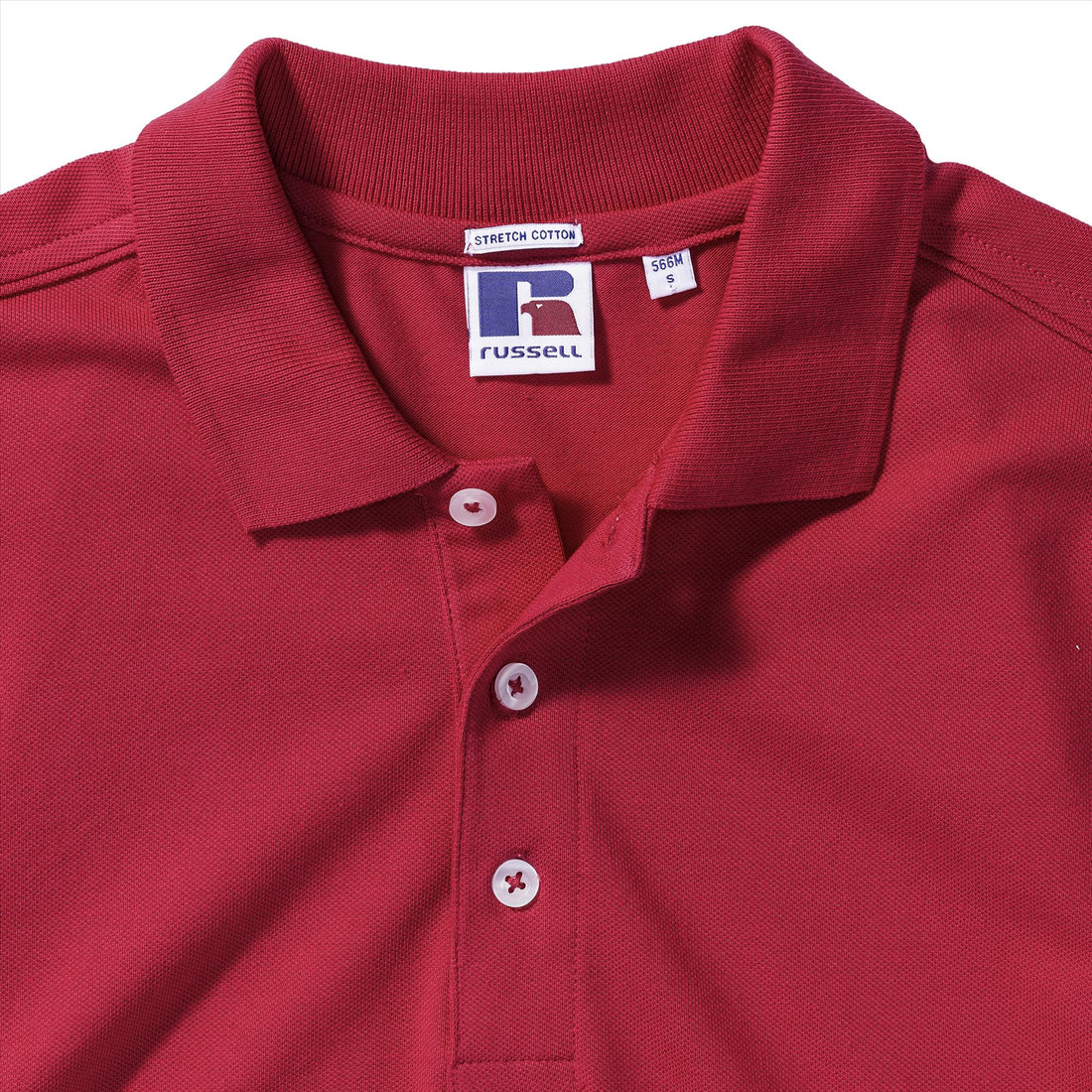 Russell Men Fitted Stretch Polo