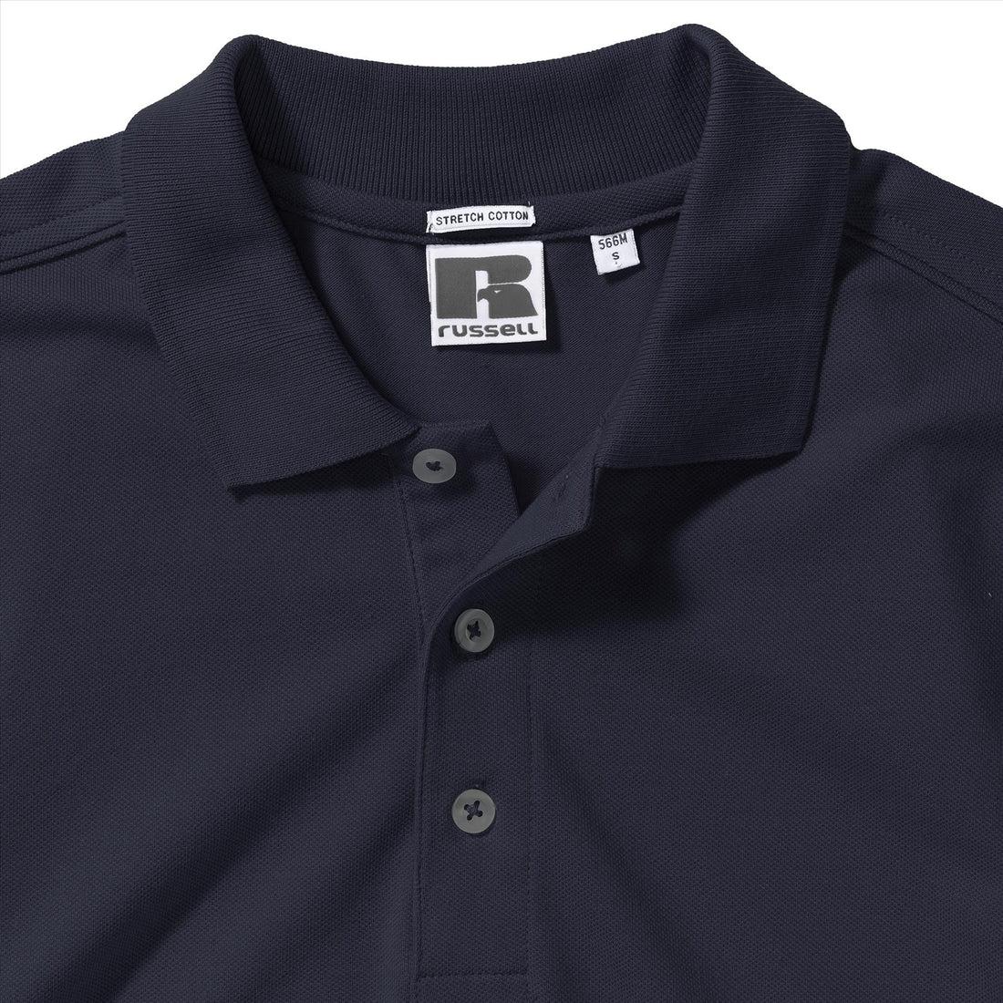 Russell Men Fitted Stretch Polo