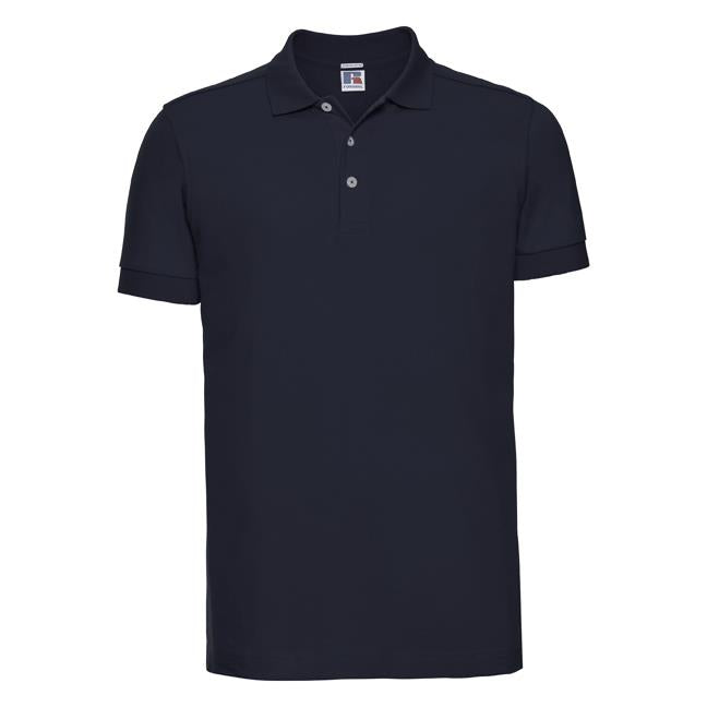 Russell Men Fitted Stretch Polo