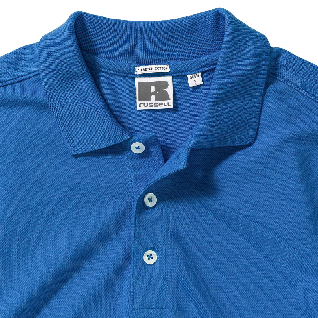 Russell Men Fitted Stretch Polo