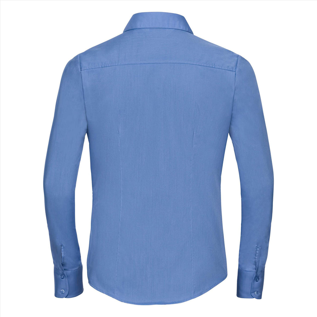 Russell Ladies Lsl Fitted Polycot. Poplin Shirt