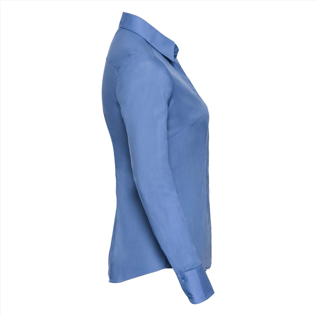 Russell Ladies Lsl Fitted Polycot. Poplin Shirt