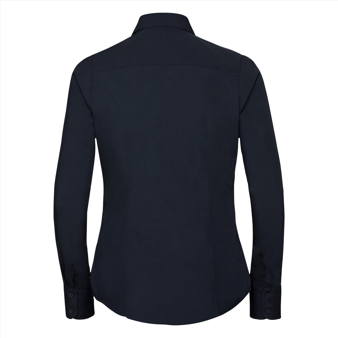 Russell Ladies Lsl Fitted Polycot. Poplin Shirt