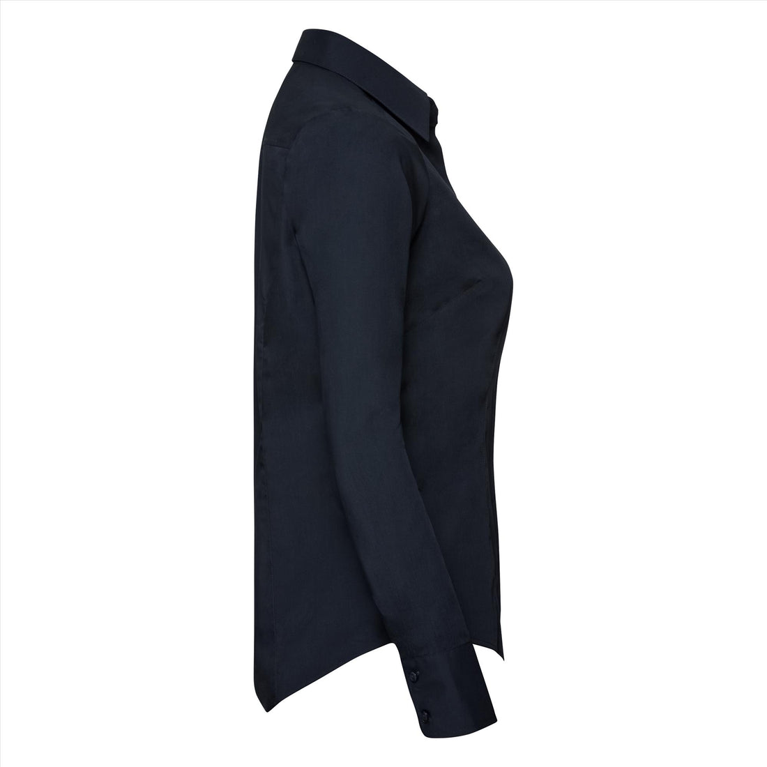 Russell Ladies Lsl Fitted Polycot. Poplin Shirt