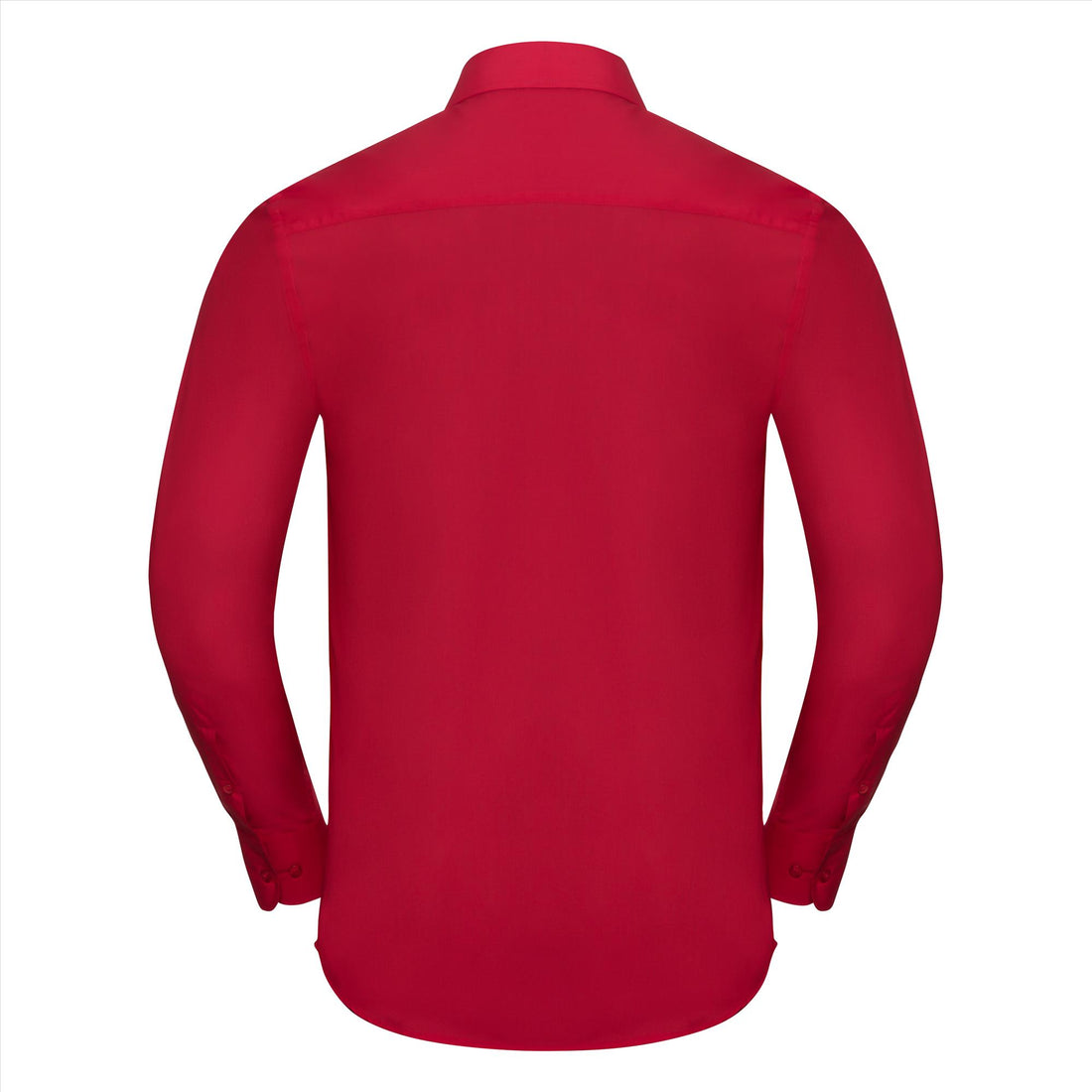 Russell Men Lsl Tailored Polycot. Poplin Shirt