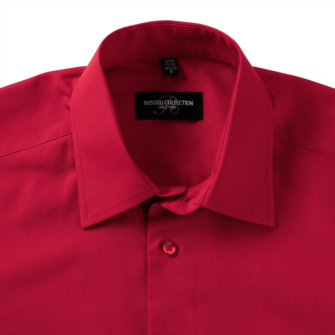 Russell Men Lsl Tailored Polycot. Poplin Shirt