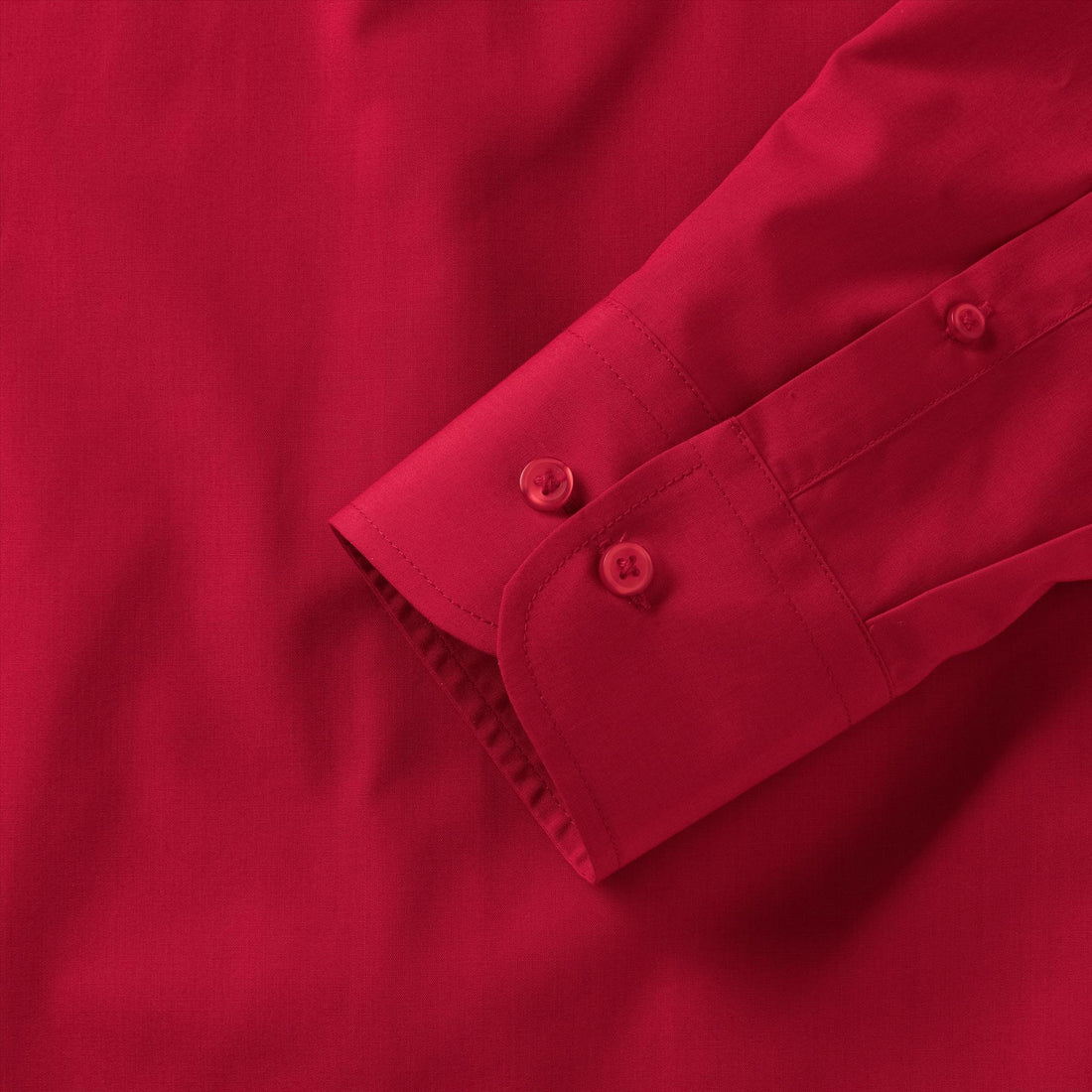 Russell Men Lsl Tailored Polycot. Poplin Shirt