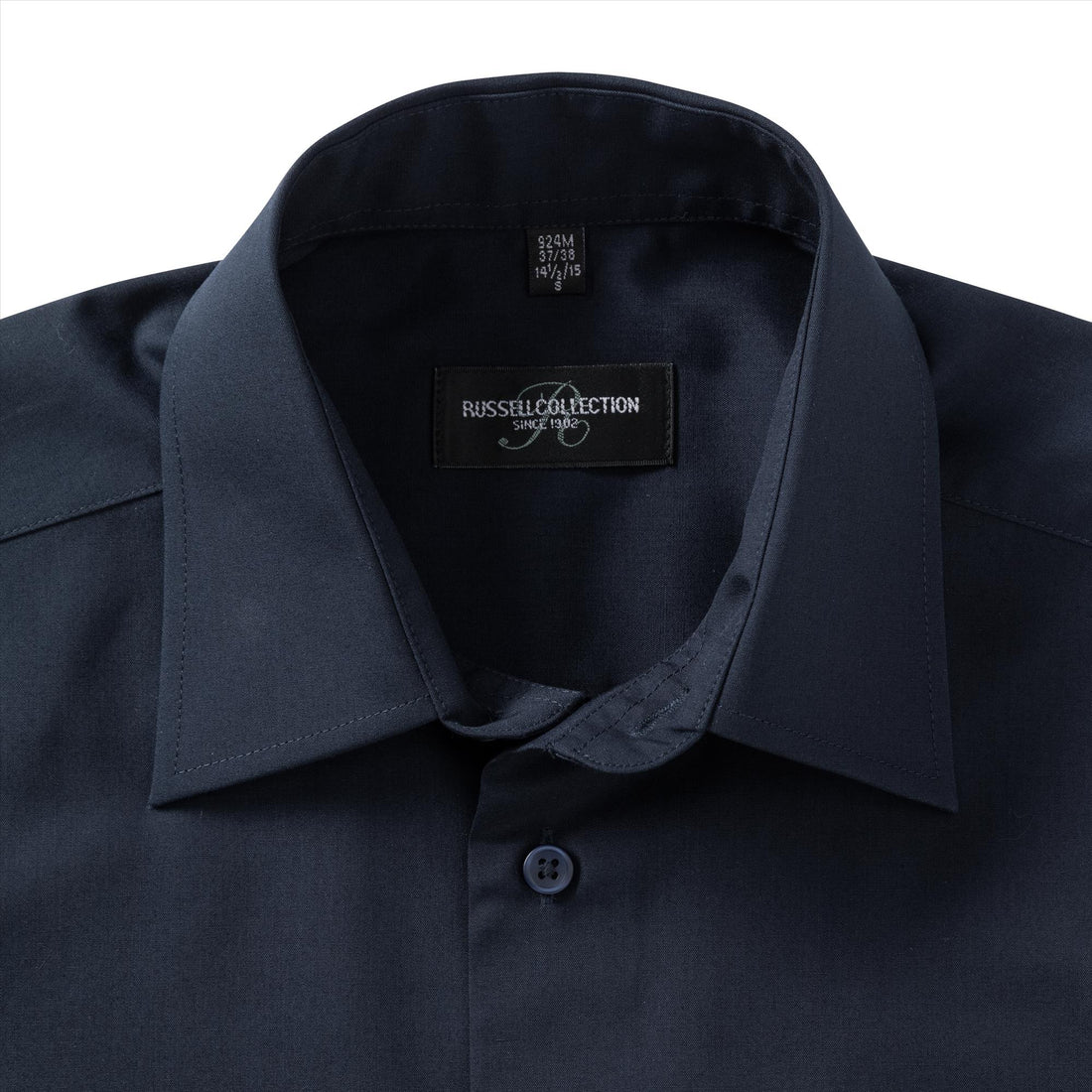Russell Men Lsl Tailored Polycot. Poplin Shirt