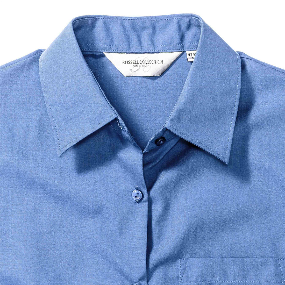 Russell Ladies Lsl Classic Polycot. Poplin Shirt