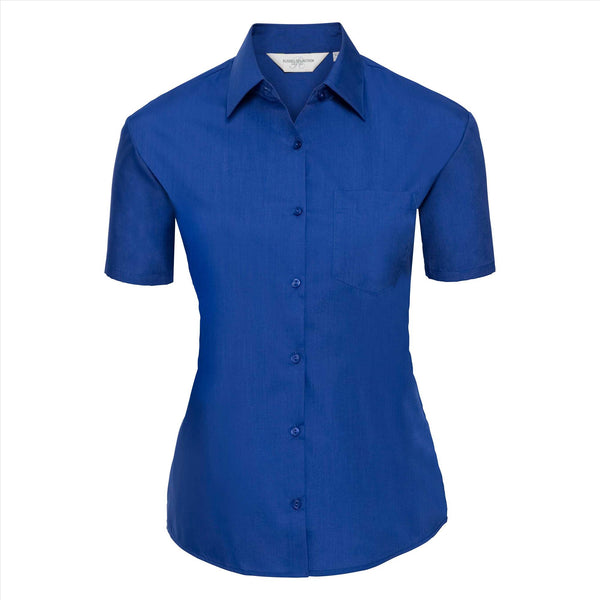 Russell Ladies Ss Clas. Polycot. Pop. Shirt