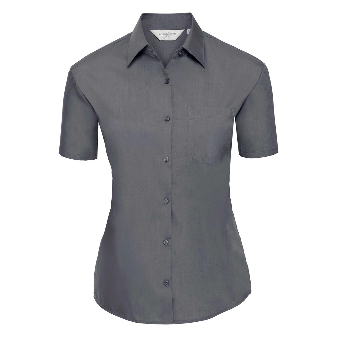 Russell Ladies Ss Clas. Polycot. Pop. Shirt