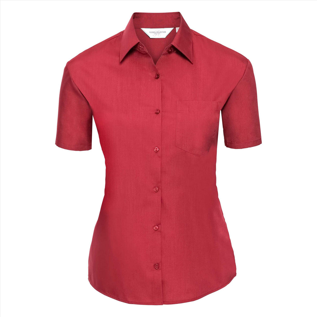 Russell Ladies Ss Clas. Polycot. Pop. Shirt