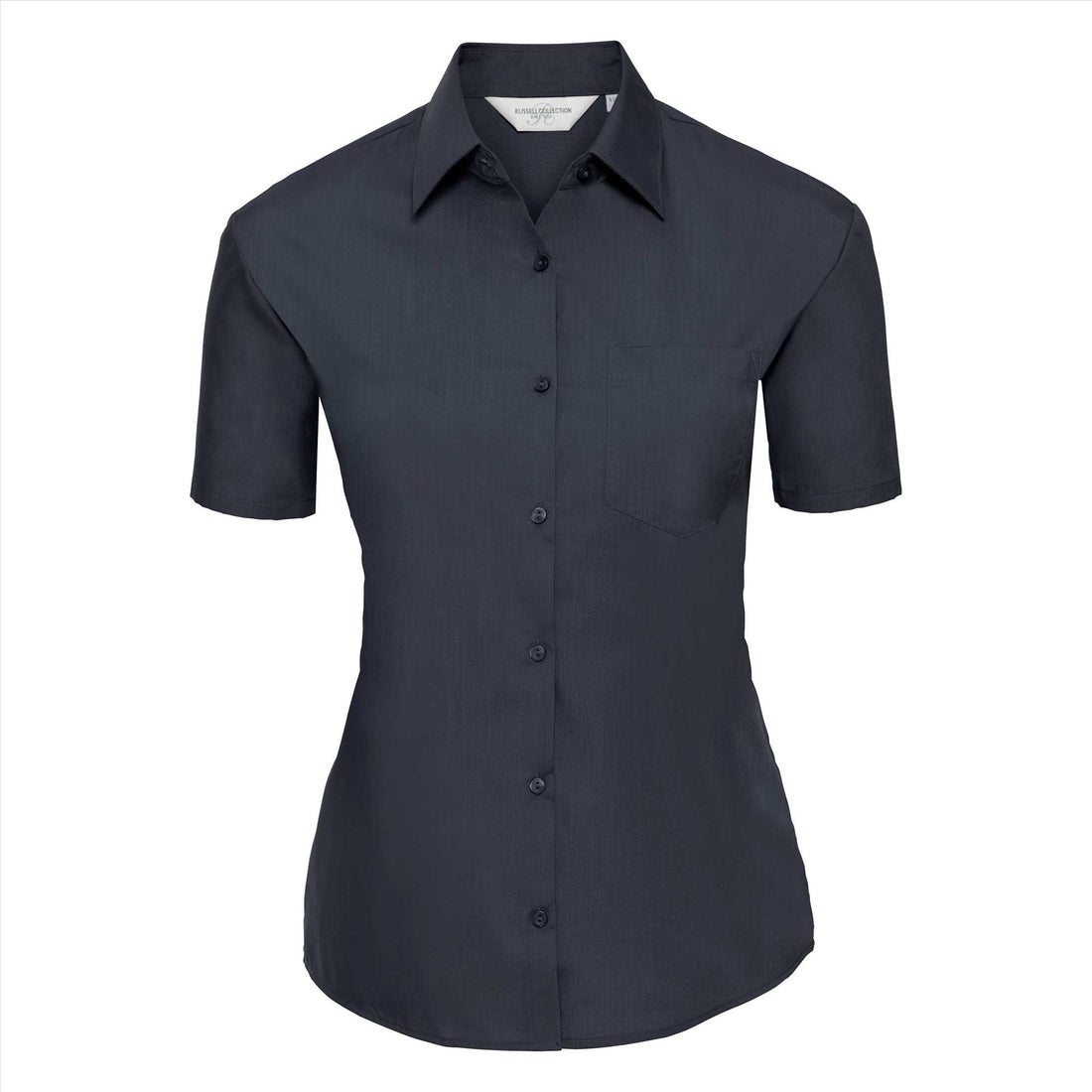 Russell Ladies Ss Clas. Polycot. Pop. Shirt