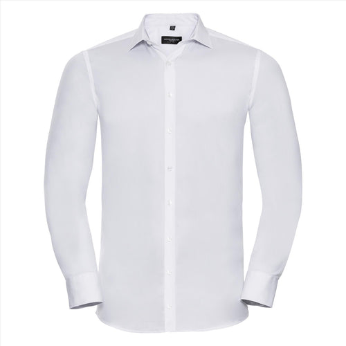 Russell Men Lsl Fitted Ultimate Stretch Shirt