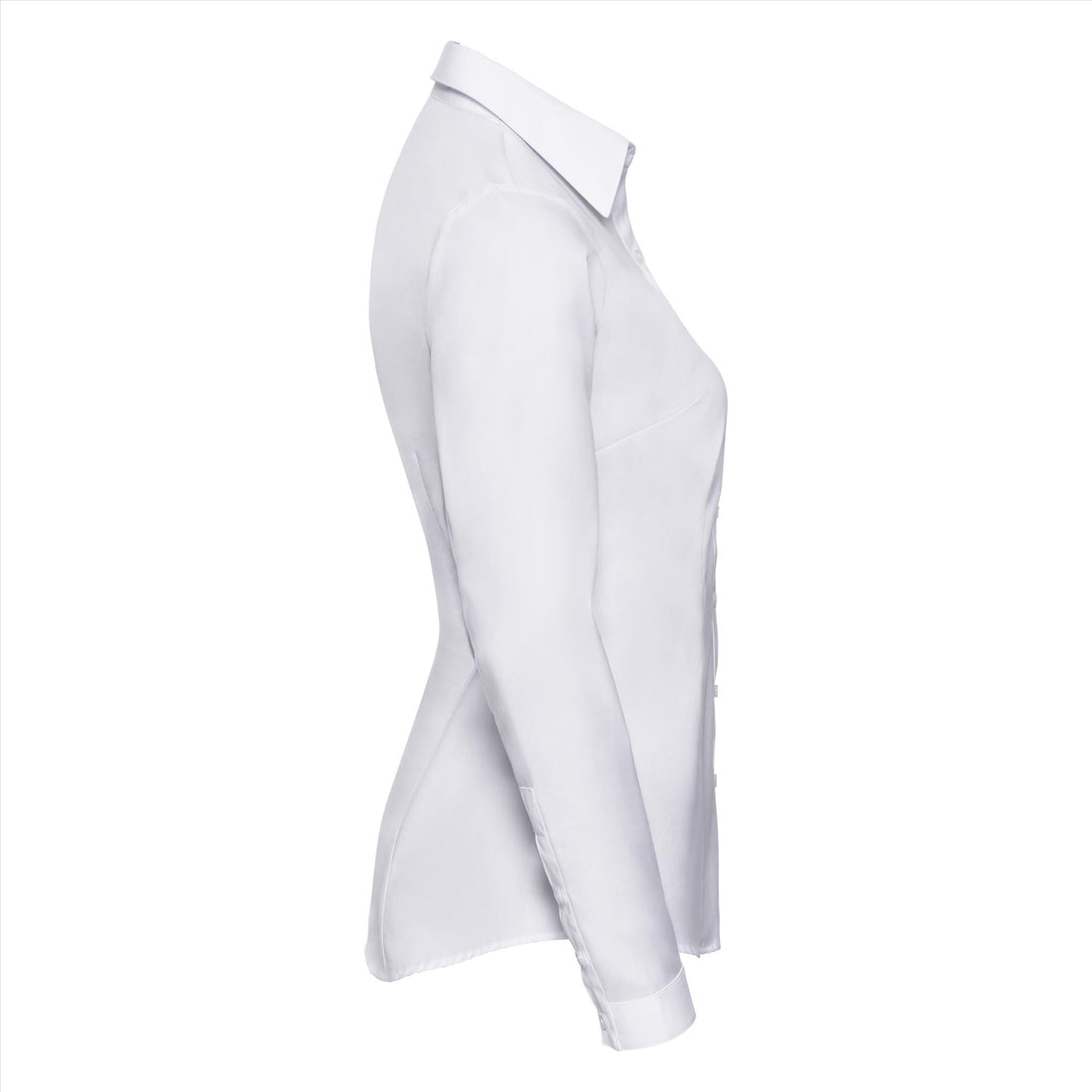 Russell Ladies Lsl Tailored Herringbone Shirt