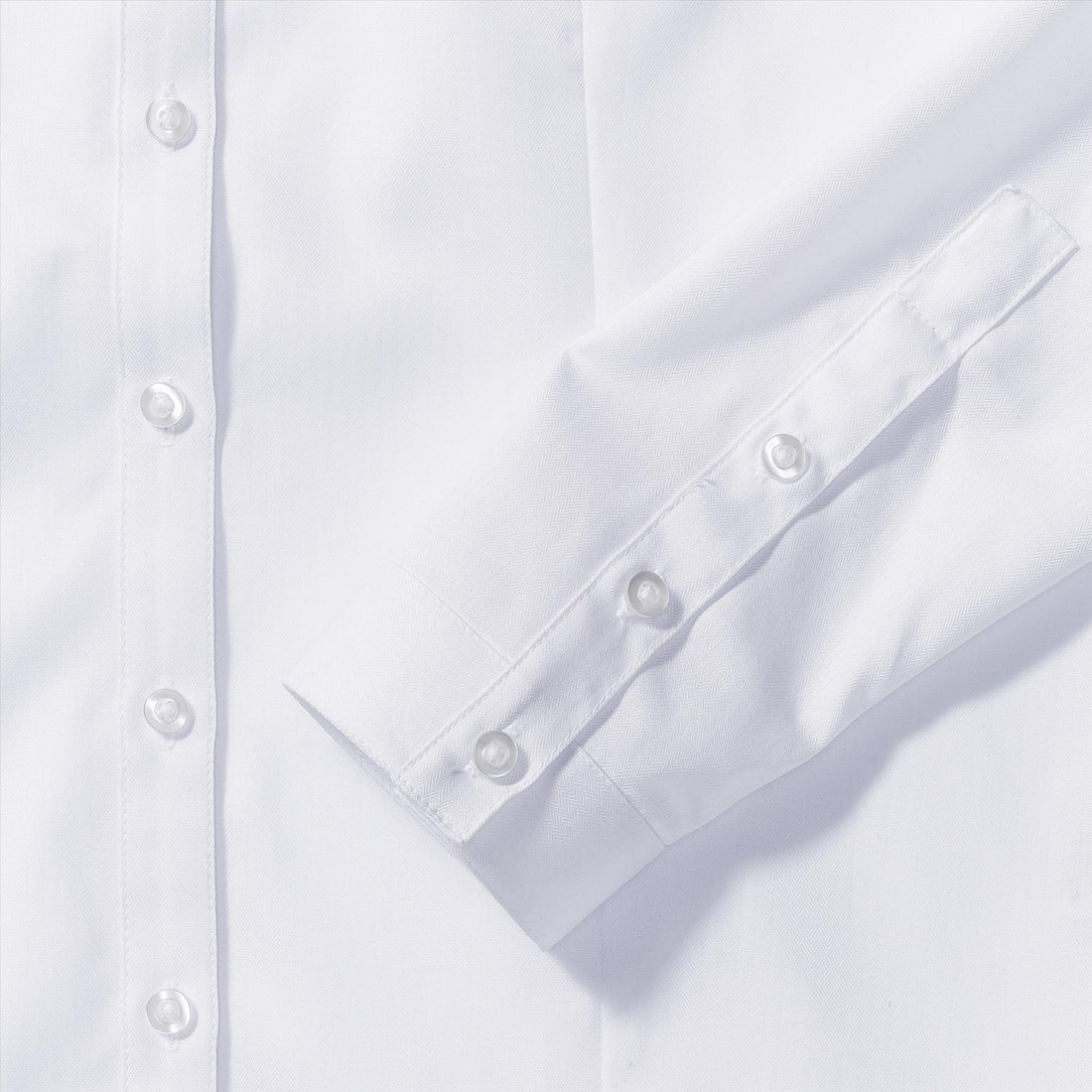 Russell Ladies Lsl Tailored Herringbone Shirt