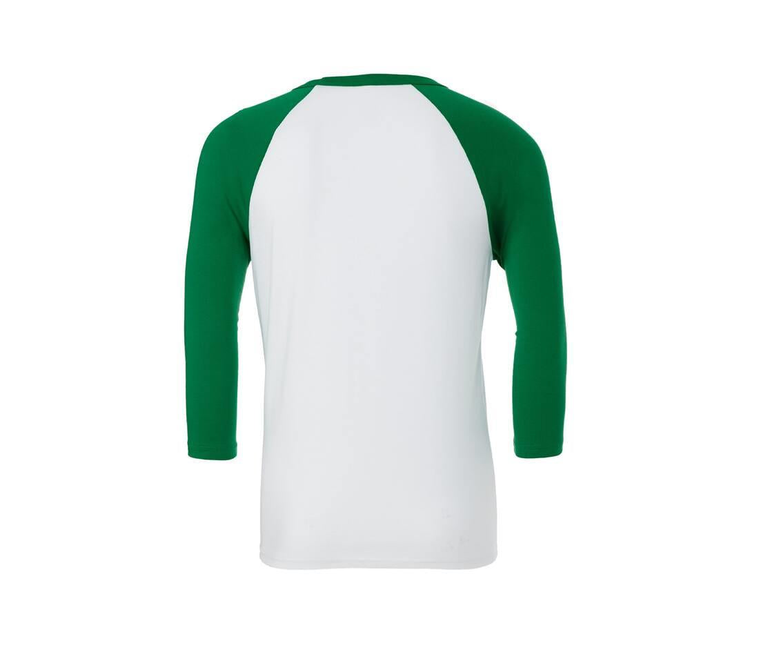 Bella + Canvas Unisex 3/4 Sleeve Baseball T-shirt