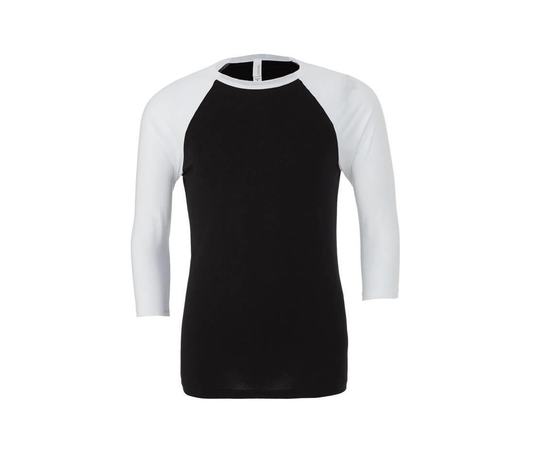 Bella + Canvas Unisex 3/4 Sleeve Baseball T-shirt