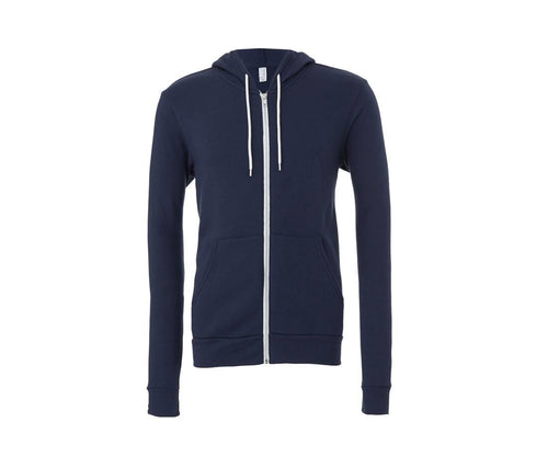 Bella + Canvas Unisex Fleece Full-zip Hoodie