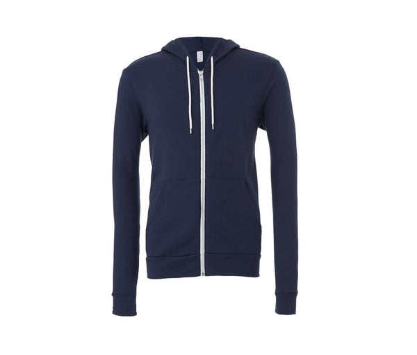 Bella + Canvas Unisex Fleece Full-zip Hoodie