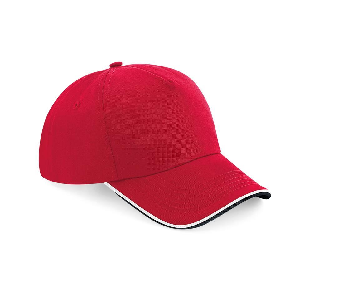 Beechfield Authentic 5 Panel Cap - Piped Peak
