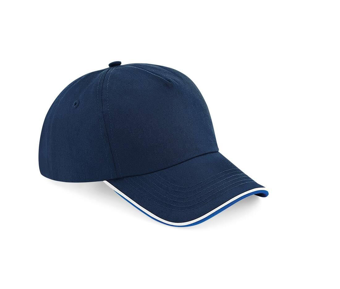 Beechfield Authentic 5 Panel Cap - Piped Peak