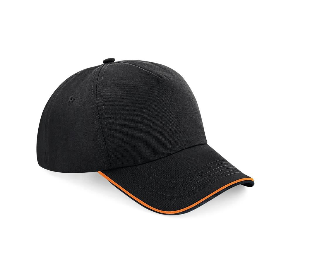 Beechfield Authentic 5 Panel Cap - Piped Peak