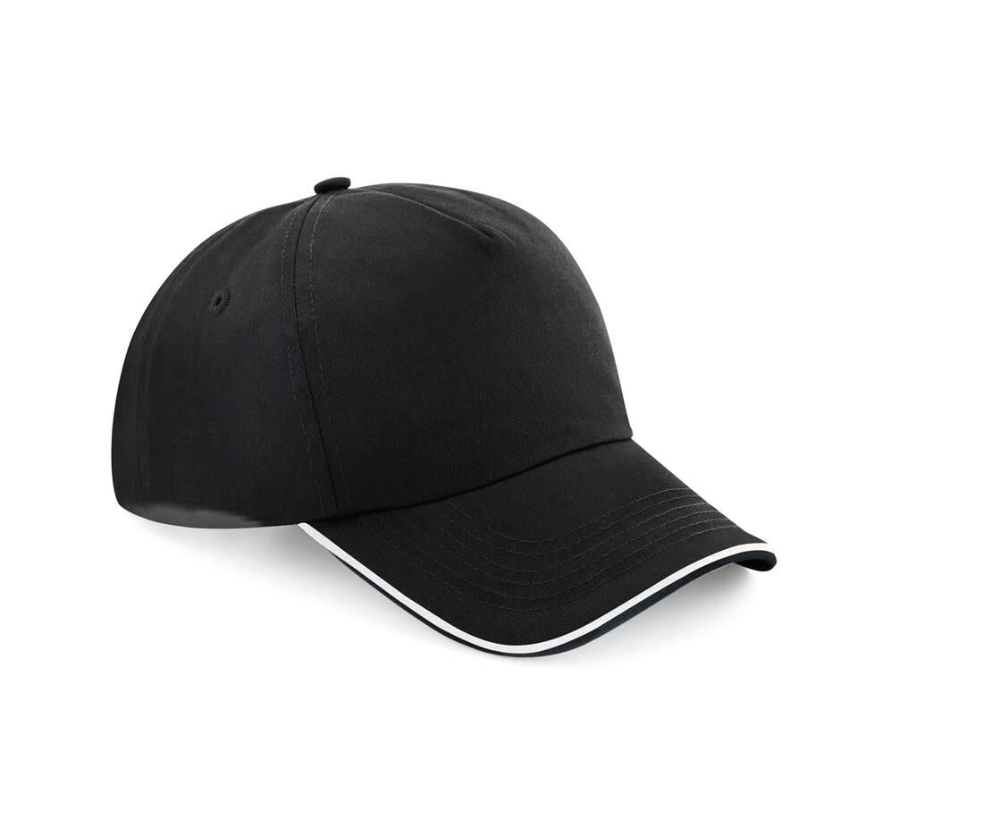 Beechfield Authentic 5 Panel Cap - Piped Peak