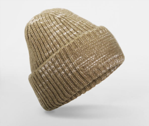 Beechfield Chunky Knitted Patch Beanie