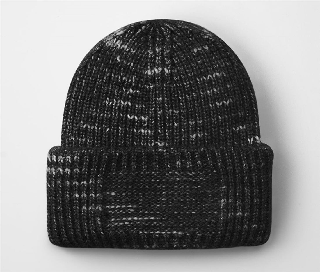 Beechfield Chunky Knitted Patch Beanie