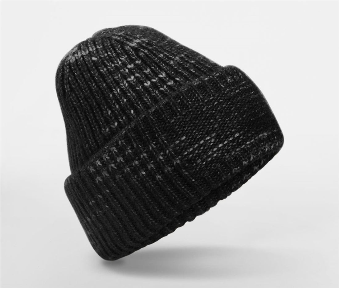 Beechfield Chunky Knitted Patch Beanie