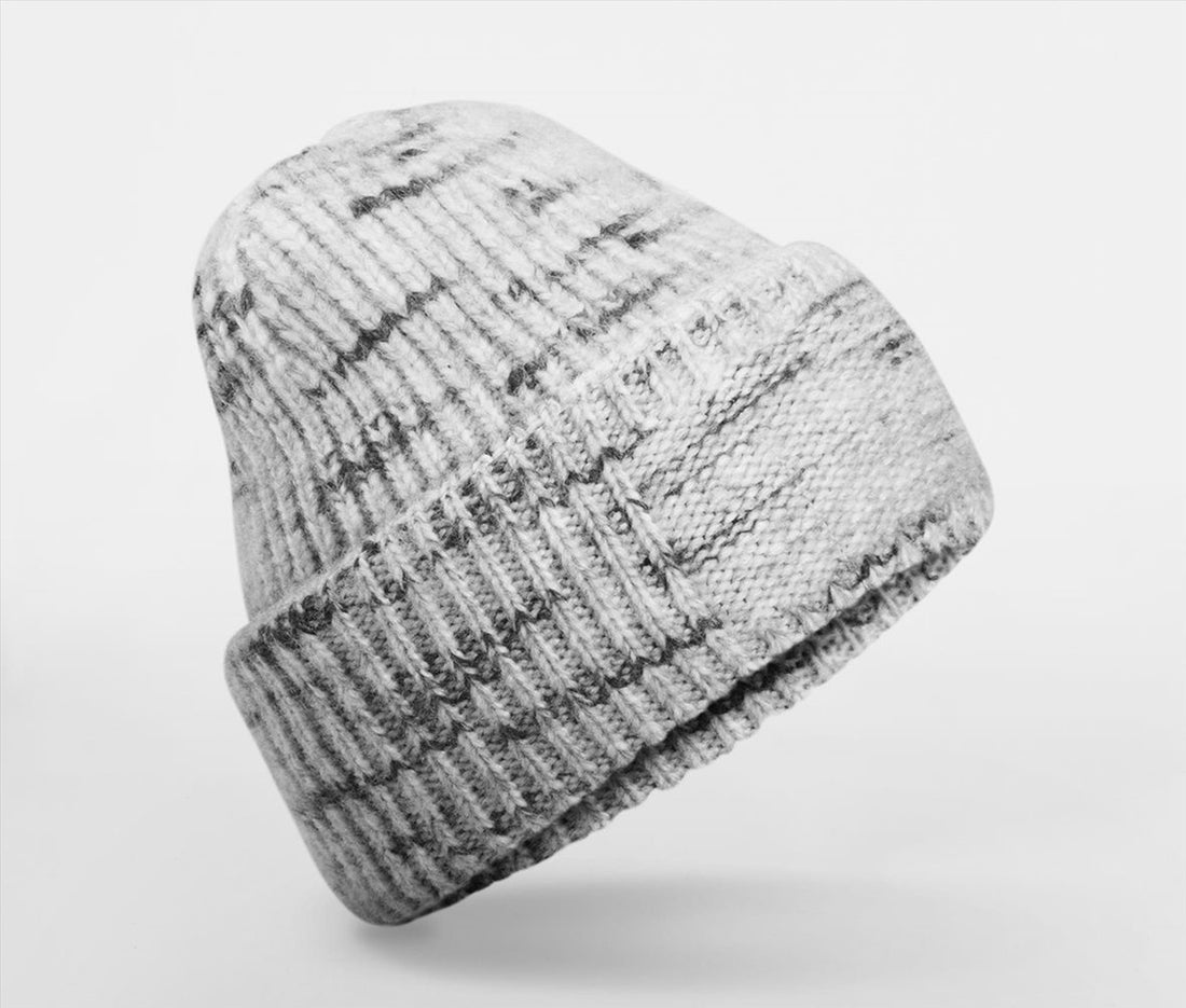 Beechfield Chunky Knitted Patch Beanie
