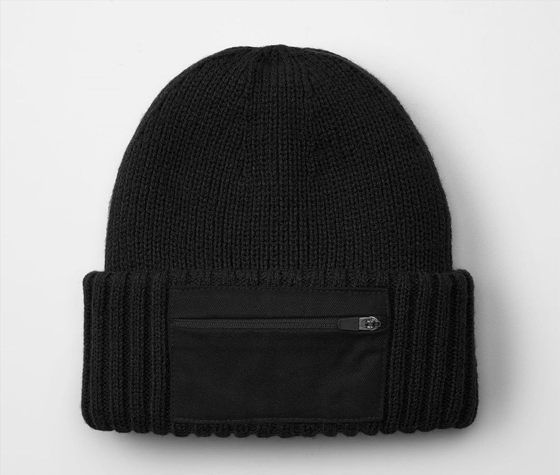 Beechfield Zip Patch Beanie