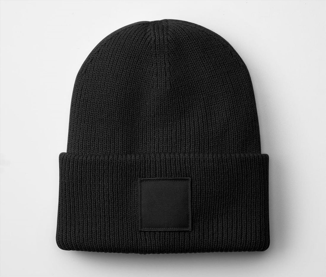 Beechfield Deep Cuffed Tonal Patch Beanie