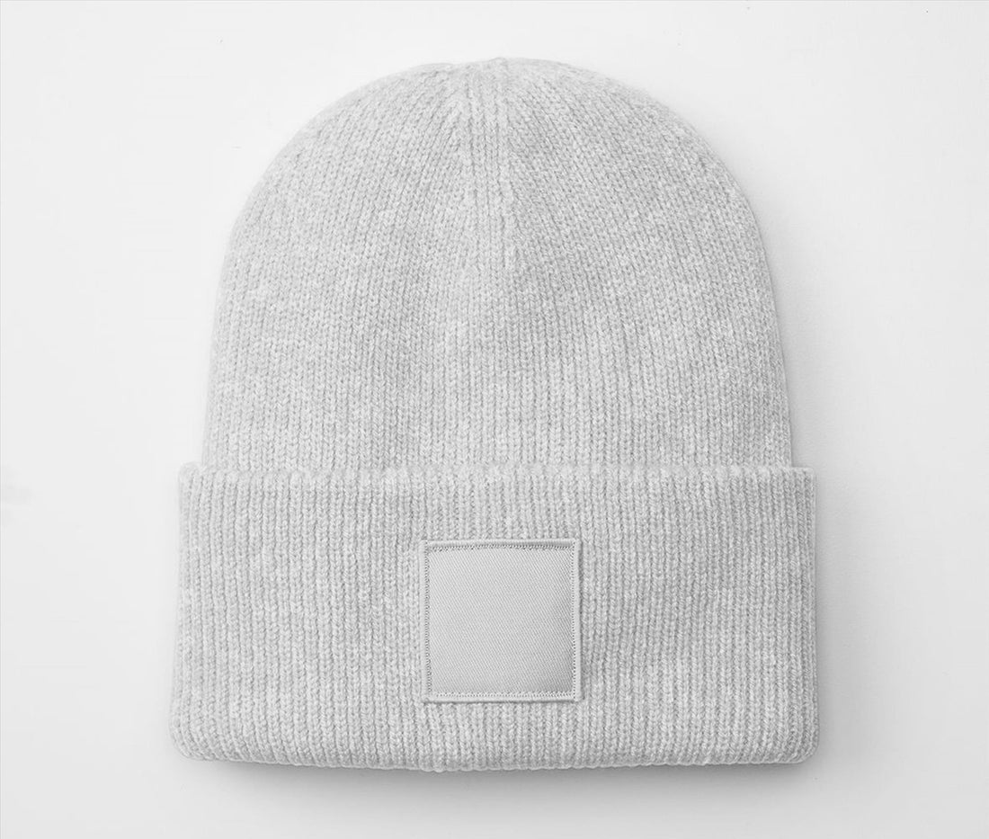 Beechfield Deep Cuffed Tonal Patch Beanie