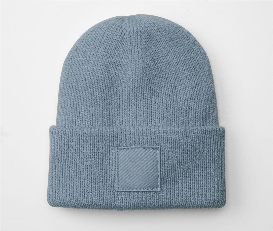 Beechfield Deep Cuffed Tonal Patch Beanie