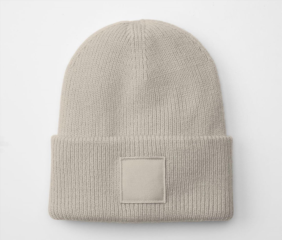 Beechfield Deep Cuffed Tonal Patch Beanie